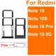 Sim Karte Tray Für Xiaomi Redmi Hinweis 10 Hinweis 10S Hinweis 10 Pro 4G 5G SIM Karte adapter Dual