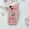 Anime rosa Seemann Mond Seemann Anzug süße Mädchen Handy hülle für iPhone 15 14 13 12 11 Pro max xr