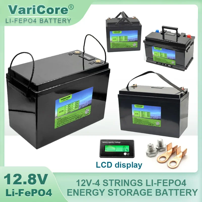 12V 310Ah 120AH LiFePO4 Batterie 12,8V Lithium-Energiebatterien 8000 Zyklen für Wohnmobile, Golfcarts, Offroad, netzunabhängige Solar- und Windanlagen Image