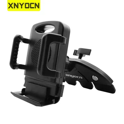 Xnyocn Auto Halter CD Slot Halterung Universal Verstellbare Unterstützung 360 ° Rotation Handy