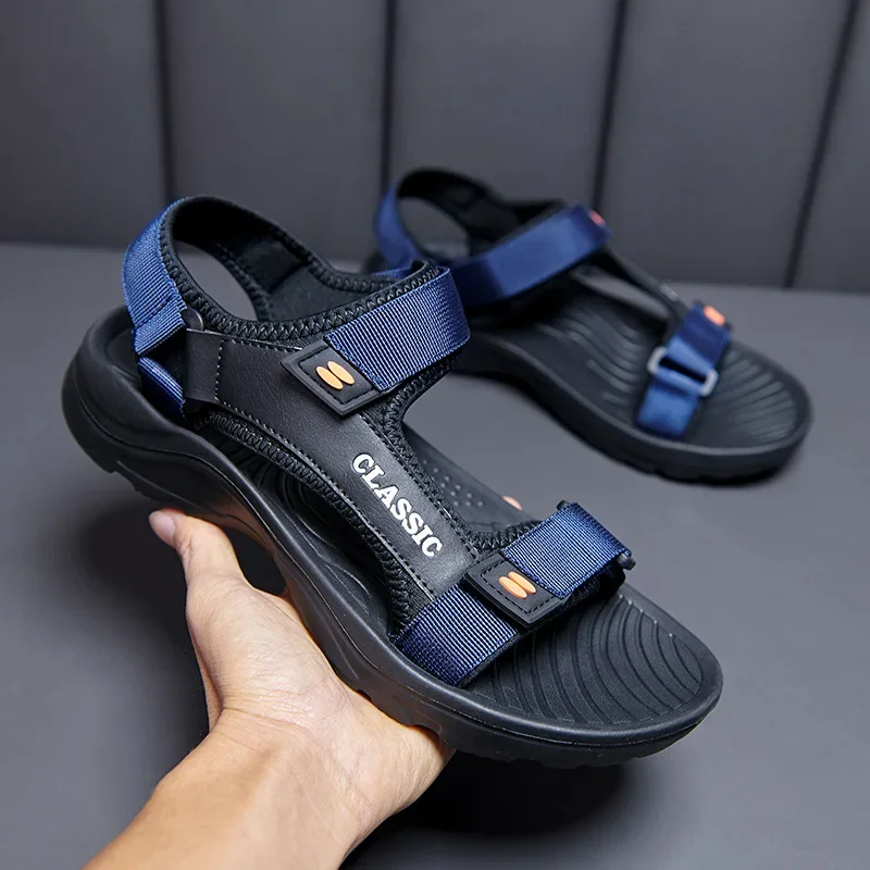 Männer Sandalen Sommer Freizeit Strand Urlaub Sandalen Männer Schuhe 2023 Neue Outdoor Männlichen Retro Bequeme Casual Sandalen Männer Turnschuhe