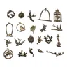 10 stücke Charms Fly Vogel Antike Bronze Farbe Anhänger Antiken Schmuck Die DIY Handgemachten