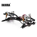 INJORA 313mm Radstand Metall Chassis Rahmen mit Prefixal Single / 2-Speed Transmission für 1/10 RC