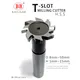 BB T Slot Fräser für Metall HSS Woodruff Key Sitz Router Bit Dicke 1-12mm Durchmesser 8-50mm