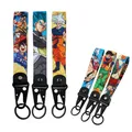 Anime coole Charakter Lanyard Goku Vegeta Schlüssel bund Armband Autos Motorräder Charms Anhänger