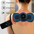 EMS Elektrischen Impuls Neck Massager Zervikale Massage Patch Zurück Aufkleber Muscle Stimulator