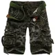 Hohe Qualität Camouflage Lose Cargo-Shorts Männer Sommer Marke Mode Tactical Camo Shorts Mehrere