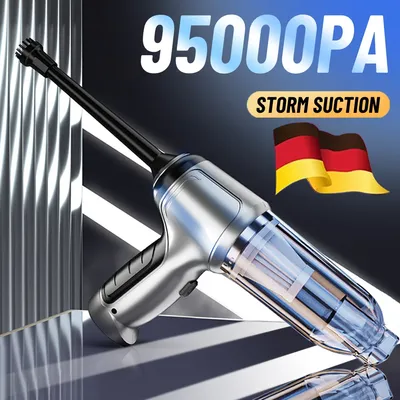 95000Pa Drahtlose Auto Staubsauger Starken Sog Handheld Auto Vakuum Home & amp Auto Dual Verwenden Mini Staubsauger homeAppliance Image