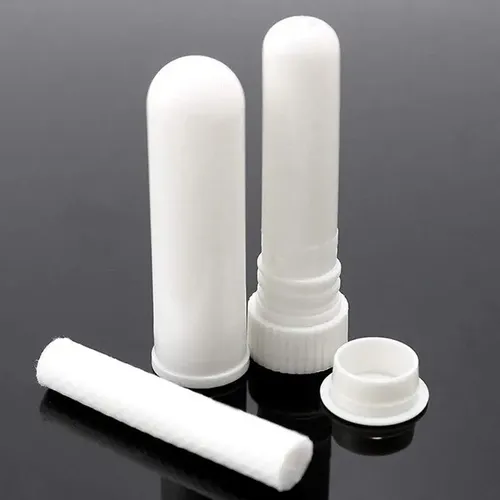 10Pcs Inhalator Stick Ätherisches Öl Aroma Weißes Nasen Inhalator Rohre Leer Leere Nasen Inhalatoren