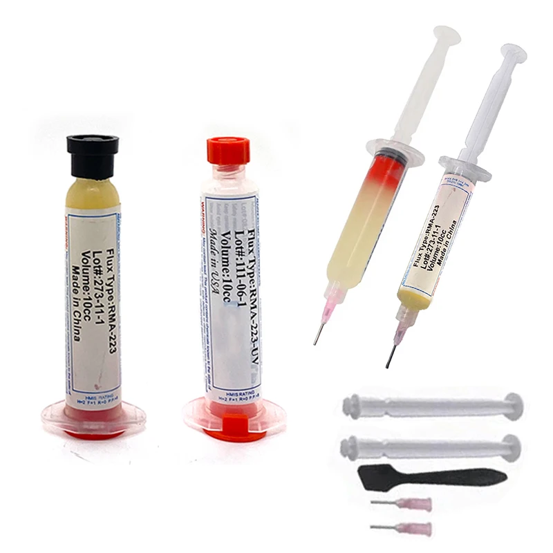 RMA-223 No-Clean SMD PCB Lötpaste Flussmittel Schweißflussmittel für Chips Computer Telefon Löten LED BGA SMD PGA PCB DIY Reparatur Image