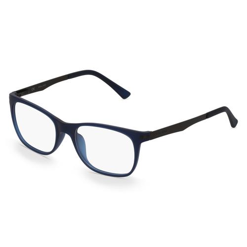 Police V 1974 Herren-Brille inkl. Gläser Vollrand Eckig TR90-Gestell 52mm/18mm/140mm, blau