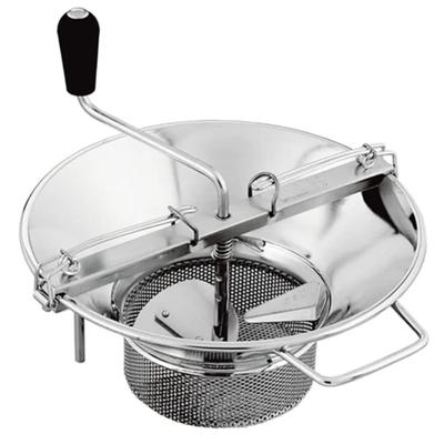 Louis Tellier X5 X5020 8 qt Food Mill w/ 2-mm. Grid - 14 3/4" Deep, Stainless Steel