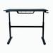 Lipoton 45.64" W Height Adjustable Rectangle Standing Desk Converter Wood/Metal in Black | 45.64 W x 30.09 D in | Wayfair FAFAB06481290