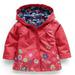 Toddler Kids Little Girls New Flowers Hooded Waterproof Windproof Raincoat Jacket