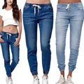 Casual Jogger Pants 2021 Elastic Sexy Skinny Pencil Jeans For Women Leggings Jeans High Waist