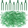 50PCS Strawberry Planting Fork Green Stolon Fixator Watermelon Vine Pressing Device Garden Plants