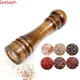 Salt and Pepper Mills Solid Wood Pepper Mill with Strong Adjustable Ceramic Grinder 5" 8" 10" -