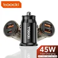 Toocki Car Charger USB C Fast Charger 45W 24V 5A Quick Charge for iPhone 12 13 14 Pro Xiaomi Samsung