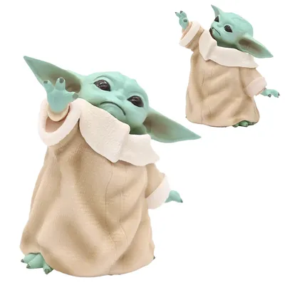 Movie mandalorian 7cm Kawaii Baby Yoda master Grogu Action Figure cartoon Dolls Toy Collection Yoda