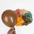 18/12/10/5inch Balloons Retro Green Coffee Brown Skin Color Latex Balloon Baby Shower Ballons for