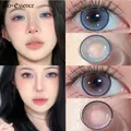 Bio-essence Colorcon 1 Pair Korean Lenses Colored Contact Lenses for Eyes Big Eye Lenses Brown