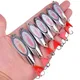 7/10/14/18/22/35g Sliver Sequins With Fishing Lures Spoon Lure Hard Baits Bass Pike Fishing Tackle