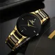 Men's Fashion Luxury Business Wrist Watch 2022 New Brand Unisex Colorblock Steel Strap Women's
