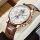 LIGE Fashion Automatic Date Men Quartz Watches Top Brand Luxury Male Clock Chronograph Sport Mens