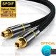 Optic Audio Cable Digital Optical Fiber Cable Toslink 1m 5m 10m SPDIF Coaxial Cable for Amplifiers