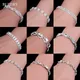 BLIJERY Luxury Crystal Bracelets For Women Silver Plated Rhinestone Charm Bracelets & Bangles Femme