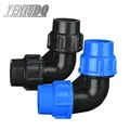 Fast Joint Elbow Plastic PE Pipe Fittings Blue Cap Fast Joint 16mm 20mm 25mm 32mm 40mm 50mm 63mm Tap