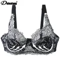 DaiNaFang Sexy Lace Bras For Women Push Up Crop Top Underwear Seamless Plus Size BH Backless Female