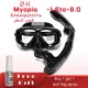 Scubal Diving Mask Snorkels Set Anti-burst myopia lenses Anti-Fog adult Diving Swimming Easy