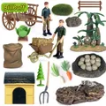 Home Decoration Accessory Fruit Tree Farm Tools House Models Garden Landscape Scenery Miniature