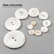 Natural Freshwater White Shell Shirt Button Sewing Texture Wholesale Mother of Pearl MOP for