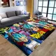 Dragon Ball Carpet Non-slip Bathroom Rug Son Goku Vegeta Rectangle Flannel Bath Mat Anime Cartoon