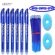 28Pcs/Lot Erasable Pen Set Washable Handle Blue Black Ink Writing Gel Pens for School Office