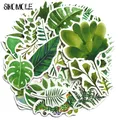 10/30/60PCS Mini Plant Adhesive Stationery Sticker Green Leaf Case Suitcase DIY Toys Laptop Guitar