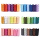 6 Colors/Set Yarn Sewing Thread Roll Machine Hand Embroidery 400 Yard Each Spool 100% Polyester