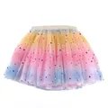 Girls and Women Tutu Skirts Stars Print Princess Pettiskirts Kids Ballet Dancing Party Skirt