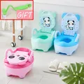 Baby Potty Training Toilet Seat Comfortable Backrest Cartoon Pots Portable Baby Pot For Children