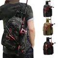 Fishing Tackle Storage Bag Waterproof Fishing Sling Backpack Multifunctional Fishing Gear Bag