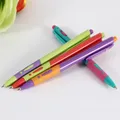 8 Pcs/Set Plastic Ballpoint Pen Blue Ink Office Accessories Material Escolar Writing Supply Mark