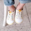 Spring Genuine Leather Children's Casual Shoes Real Leather Colorful Boy's Flats Cowhide Cute Baby