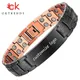 Copper Magnetic Bracelet Personalize ID Name Bracelets for Men Women Adjustable Wristband Bracelet