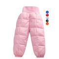 WIBACKER 2T-5T Baby Boy Girl Winter Puffer Snow Pants Toddler Kids Thick Warm Down Ski Trouser