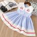 Herrnalise Girls and Toddlers Dress Toddler Kids Baby Girls Clothes Sleeveless Stripe Party Princess Dresses