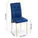 Mercer41 Marton Tufted Velvet Back Parsons Chair Dining Chair Wood/Upholstered/Velvet in Brown | 36.22 H x 20.28 W x 16.14 D in | Wayfair
