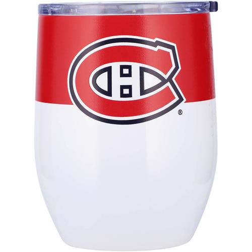 Montreal Canadiens 16oz. Gebogener Trinkbecher aus Edelstahl in Colorblock-Optik