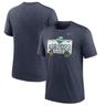 Nike Heather Navy 2023 MLB All-Star Game License Plate Tri-Blend T-Shirt für Herren